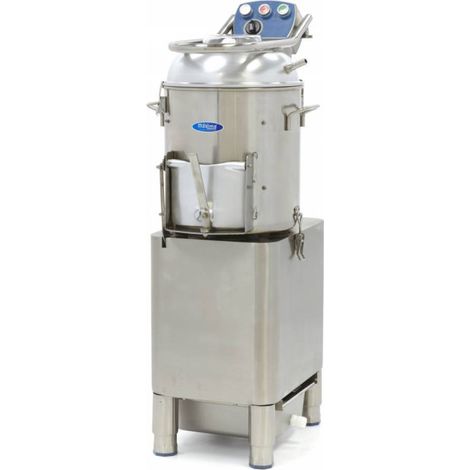 Éplucheuse pommes de terre pro - 15 kg, 300 kg/h, Minuterie