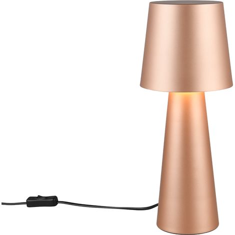 Lampada da tavolo trio lighting nubian attacco 1xe27 max 10w caffè - 562900165 (1/5)