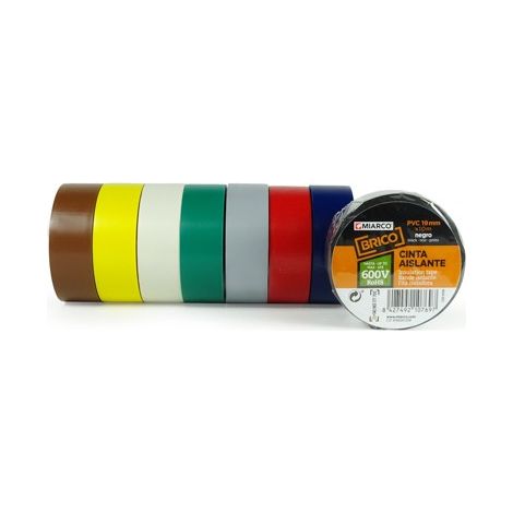 -CAHERSA- CINTA AISLANTE AMA/VER 19MMX2M MIARCO (1/2)