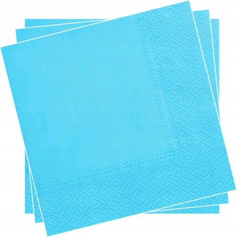 Servilletas de 3 capas, 20 unidades, azul claro II (1/2)