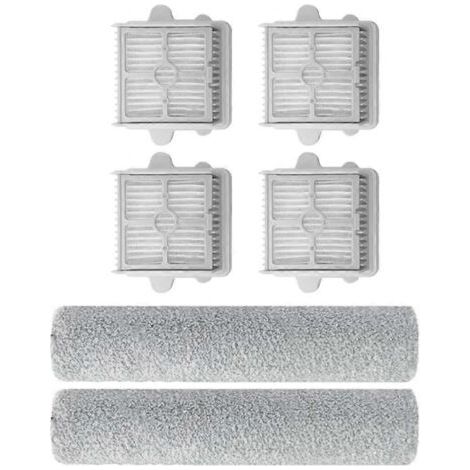 NALOOKAMIC Lot de 6 filtres à brosse souple pour Roborock F25 / F25 ACE / F25 LT / F25 RT / F25 ACE Combo / F25 Combo / F25 ALT