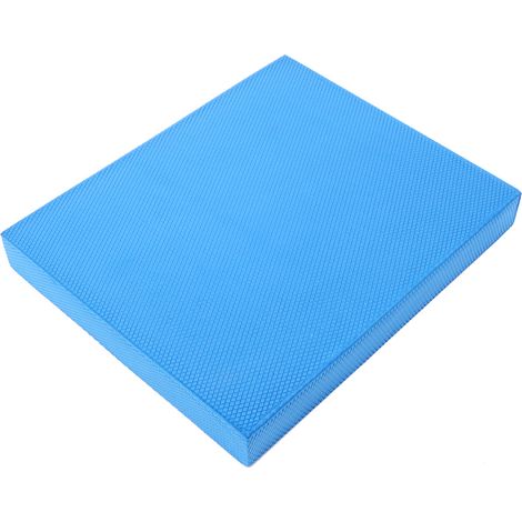 Tapis de yoga bleu coussin équilibré doux pour exercices taille abdos cheville entraînement fitness (1/5)