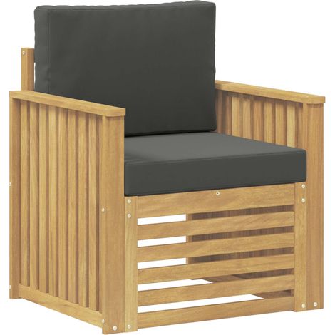 Ensemble de canapés d'extérieur Polyester Blanc vidaXL (1/5)
