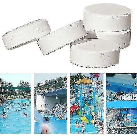 Les comprimés de chlore en paquets de 100/200/300 sont des désinfectants multifonctionnels à action rapide, adaptés aux piscines, baignoires, spas, etc. (1/5)