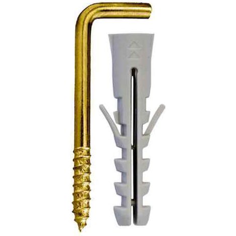 Tasselli nylon + ganci appendiquadro