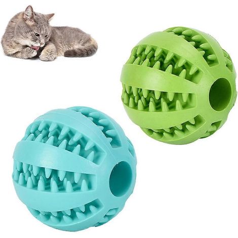 Balle à mâcher Puppy Wisdom - Jouet durable idéal pour le nettoyage des dents, la mastication et le jeu - Modèle 1 (1/5)