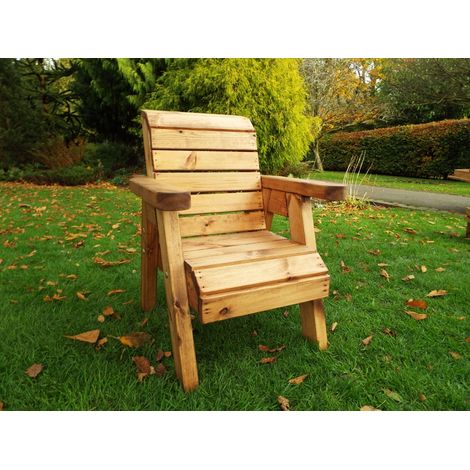 Little Fellas Chair, Wooden Garden Furniture for Children - W58 x D60 x H77 - Fully Assembled