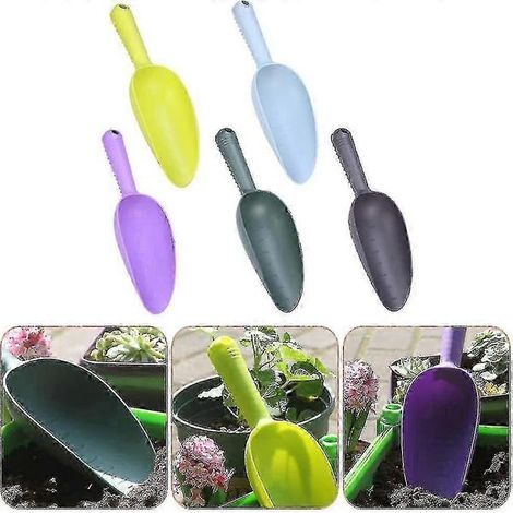 Mini truelle de jardin à main - Outils de jardinage pour enfants pour le repiquage de fleurs et de légumes (1/5)