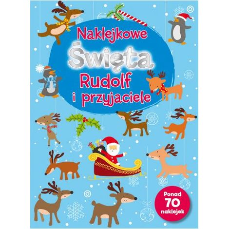 Pegatinas de decoración navideña: Rudolph y sus amigos traen la magia.