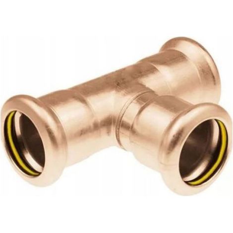 Té À Compression Pour Gaz - Cuivre - 22 mm - Pour Réseaux De Distribution De Gaz - 1 Pièce