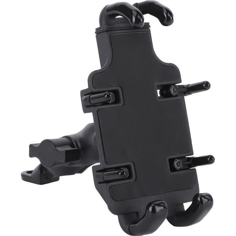 Support téléphone moto universel 8 griffes rotatif réglable fixe support pour guidon (1/5)