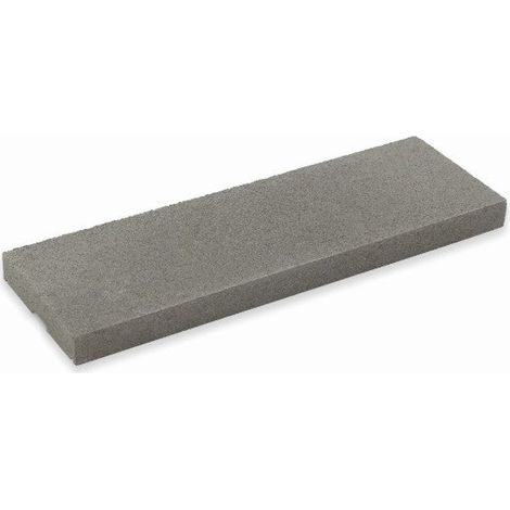 Cubremuros Duero 50 cm - Losa plana con goterón que evita manchas de óxido - 50 × 16 × 3,5 cm - Palet - Gris
