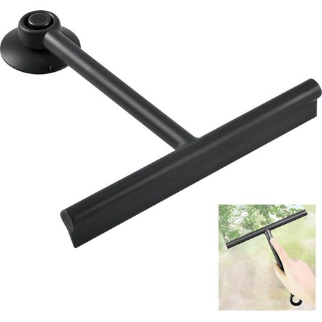 (Noir)22 cm Raclette de Douche Silicone,Ensembles Essuie vitre,Essuie Glace Douche,pour Douche, Salle de Bain, Miroir, Fenêtre, Verre, Carrelage (1/5)