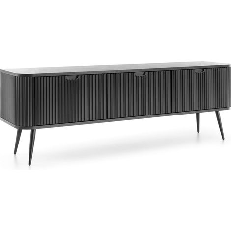 Mobile TV: Nero, gambe nere, 168 x 57 x 39 cm (1/4)