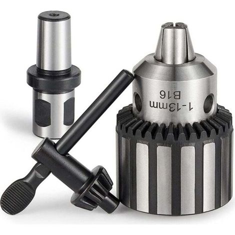 Super Heavy-Duty 1/2-inch (1-13 mm) Magnetic Drill Chuck with 3/4-inch Shank Adapter (1/4)