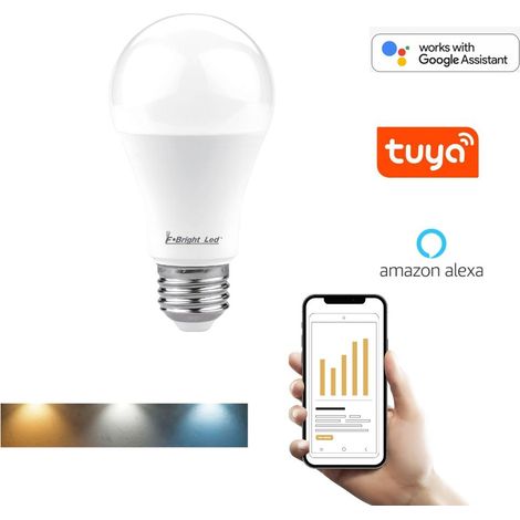 Lampadina Smart Led Wifi Standard A90 9W CTT (2700K-6500K)