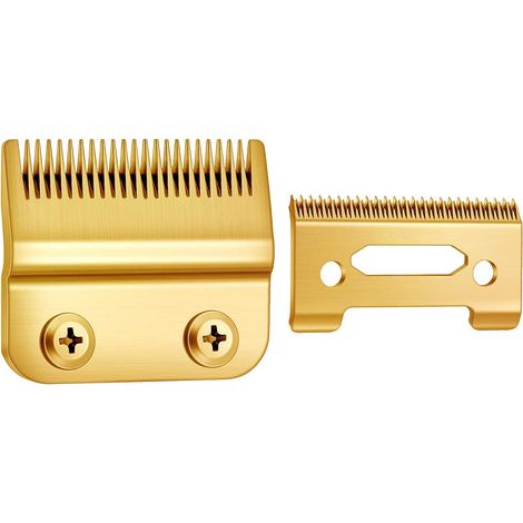 Lame de Tondeuse à Cheveux, Lame de Remplacement pour Tondeuse à Cheveux électrique avec 2 Tailles de Diamètre de Trou pour une Portée Applicable (Or) (1/5)