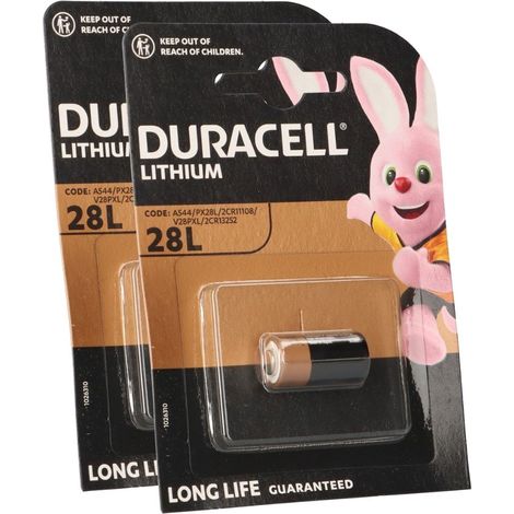 2x Duracell Photobatterie PX28 Lithium 6V 150mAh (2x 1er Blister) (1/5)