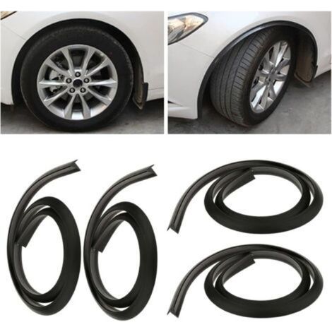 Set of 4 universal wheel arch extensions - 1.5 m - Rubber - For cars (1/5)