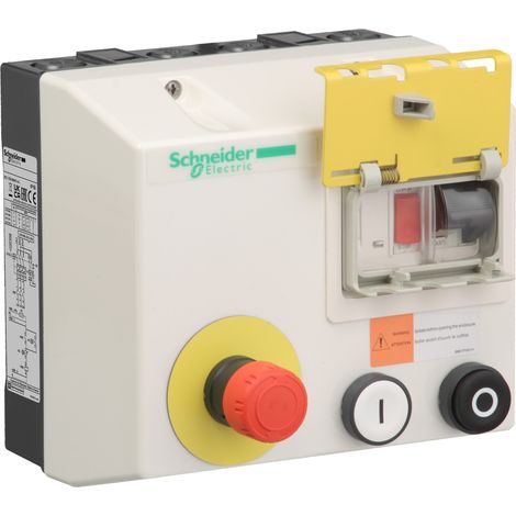 Arrancador estanco SCHNEIDER 380 V 17.23 A para control de motores eléctricos.