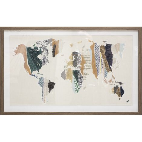 Atmosphera – Cadre photo sous verre 50 x 80 cm – Cadre façon bois – Verre protecteur – Décoration intérieure moderne