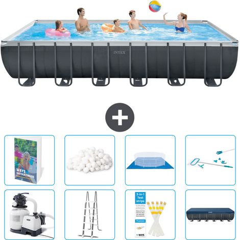 Ultra XTR Pool Rechteckig - 732x366x132 cm - 9-teilig S675