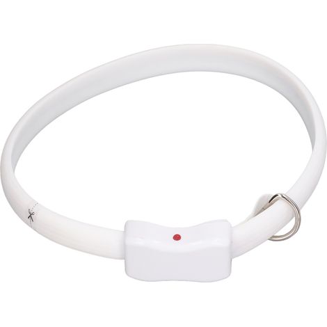 Collier lumineux pour chien avec plusieurs modes d'éclairage, ajustable, rechargeable par USB et réutilisable. (1/5)