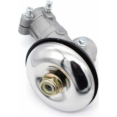 Renvoi d'angle Debroussailleuse 26mm /28mm, Tête d'engrenage Debroussailleuse Universelle Boîte de Vitesse de Tondeuse à Gazon pour Coupe Herbe/Tronconneuse (26mm, Rond de 7 Dents) (1/4)