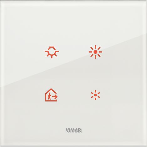 VIMAR - 21662.70 Plaque blanche diamantée 2M