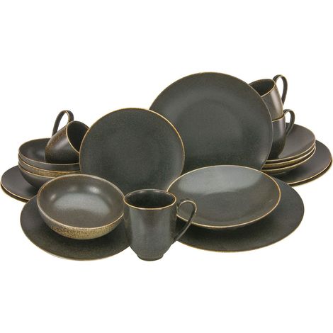 Série RUSTY, Service de vaisselle, ensemble de 20 pièces (1/5)