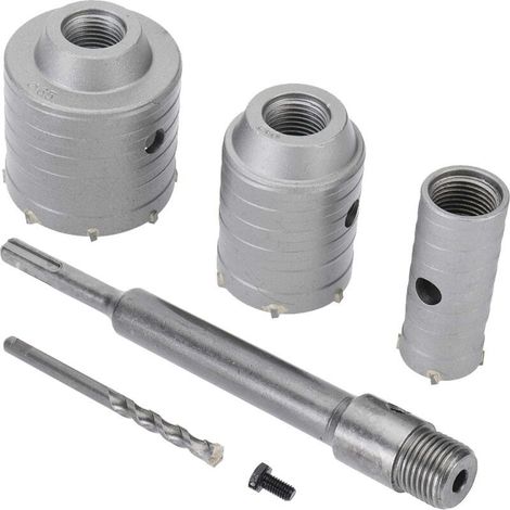 Forets de scie-cloche SDS Plus pour béton, ciment, pierre, mur - 65 mm, 50 mm, 30 mm (1/4)