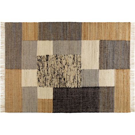 Teppich aus Wolle, Jute und Baumwolle, 120 x 180 cm