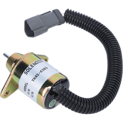 Solenoïde d'arrêt coupure carburant 4TNE88 414306 416383 Remplacement Moteur Diesel 366 3.66 (1/5)