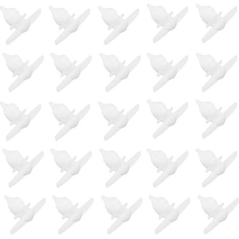 10 clips de sellado para puerta delantera (7H0837485), clips de sellado de goma, piezas de fijación, compatibles con VW Transport T5 T6. (1/5)