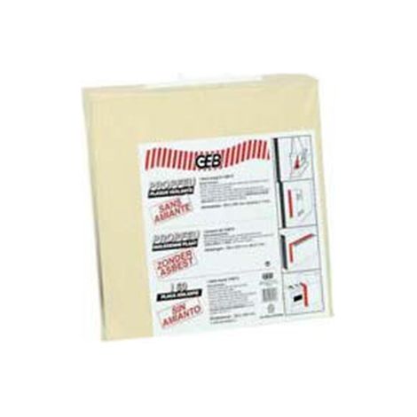 GEB – Plaque isolante 500 x 500 ép. 4 mm – Isolation thermique – Protection au feu – Pour chantiers humides