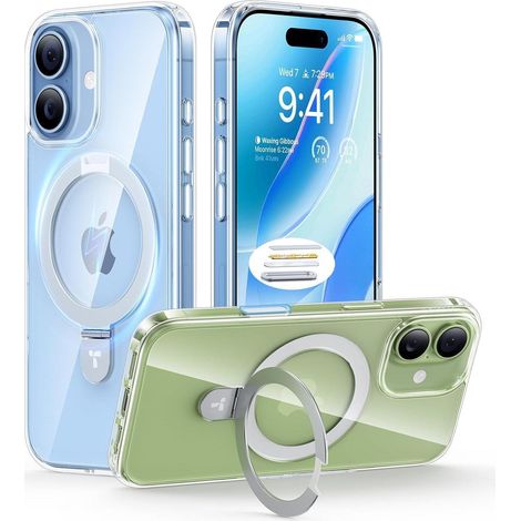 Handyhülle iPhone 17 MagSafe Militärschutz iPhone 17 Transparent (1/5)