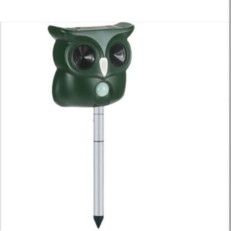 rose Répulsif Chat Extérieur Ultrason Solaire étanche Charge de Solaire ou de USB Répulsif Chat Ultrason pour Chats Chiens Oiseaux écureuils Rats (1/5)