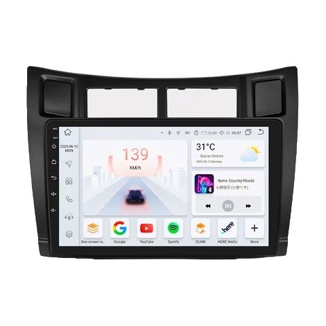 Lecteur multimédia pour voiture, écran tactile de 9 pouces, prise en charge d'Android Auto et de CarPlay, 8cœurs-8G 128G -S8 (1/2)