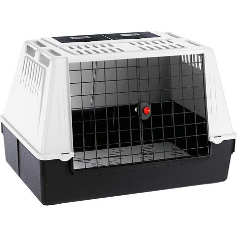 Ferplast ATLAS CAR Trasportino per cani per viaggi in automobile. Varie misure.. Variante 100  - Misure: 100 x 60 x h 66 cm - Grigio (1/10)