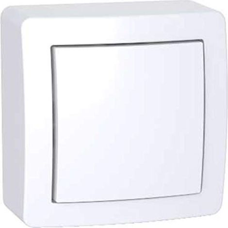 SCHNEIDER ELECTRIC ALB62051P ALRÉA, VA-ET-VIENT, AVEC CADRE SAILLIE, BLANC POLAIRE (1/5)