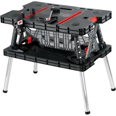 Keter Folding Work Table with Clamps (1/5)