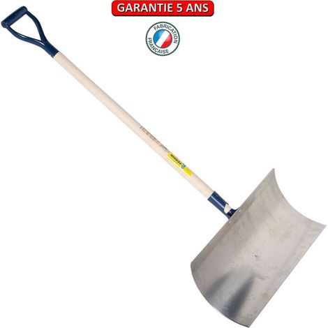 OUTILS PERRIN Poussoir à neige Gratte large aluminium 75 cm manche poignée YD, pour le déneigement (1/2)