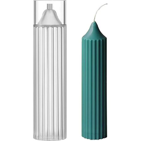 Moule Bougie Cylindre Moule Pour Bougie Cylindrique Moule Polycarbonate Bougie Moule À Bougies Cylindrique Moule À Bougie Plastique Pour Fabrication Bougies, Bougies Parfumées, Savons (1/5)