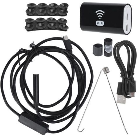Endoscope Industriel F99 WiFi HD 8mm avec Câble Rigide 1.5m pour Maintenance d'Équipement