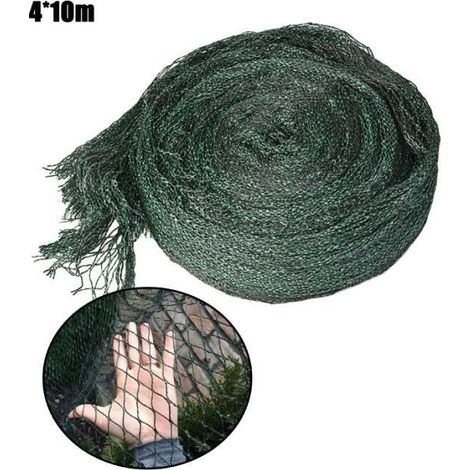 Nylon-Vogelschutznetz 4x10M, Schutz für Pflanzen und Blumen vor Vögeln