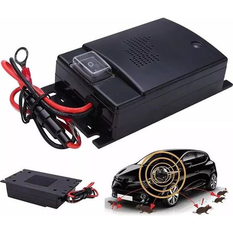 Répulsif à ultrasons 12-24V pour voiture, maison et garage - anti-nuisibles multifonction contre souris et rats (1/5)