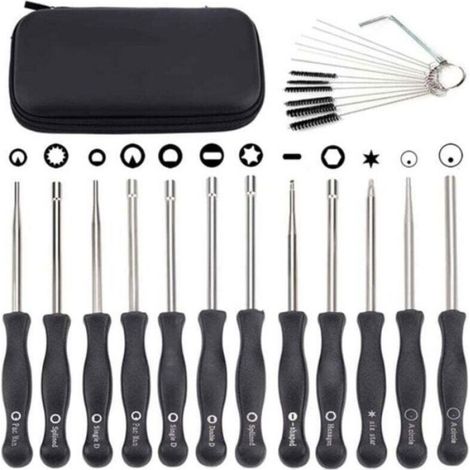 Tournevis Carburateur 2 Temps - Kit Réglage 12 Pièces - Pour Tondeuse Tronçonneuse Moteur Petit - 12 Unités (1/4)