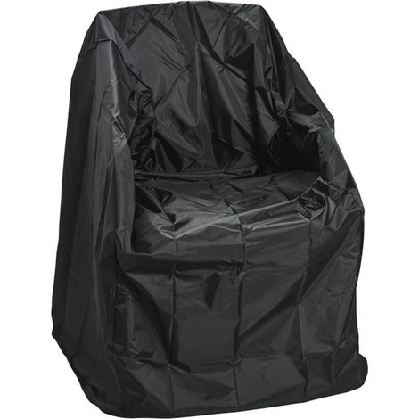 Housse de protection pour chaises de jardin transparente épaisse résistante, 70x70x125 cm PEVA, pour chaises hautes empilables (1/5)