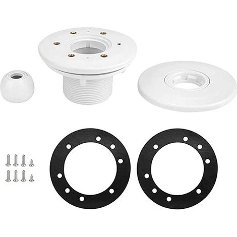 1 Buse rotative, sortie d'eau orientable 360°, plastique résistant, pour piscine et spa (1/5)