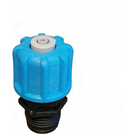 Raccordement 1/2 pouce d'aspiration et d'injection de l'eau de analyse, embout blue. - MICRODOS